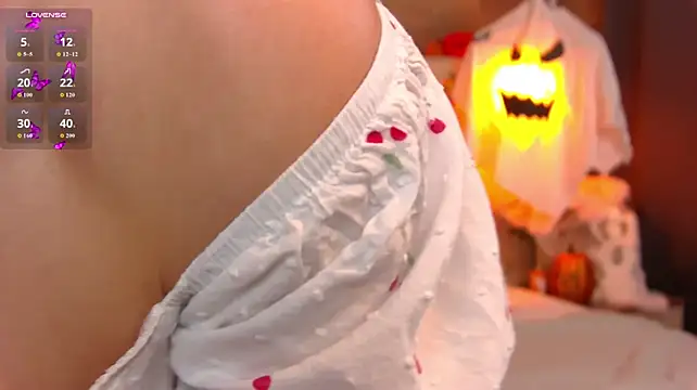 ElaraRay - unbuttoning a shirt