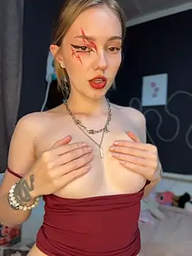 MilaMoone -  rub sweet pussy with Naked TITS out🍒
