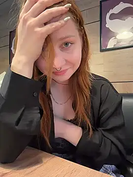 SlavicCandy - pinch nipples + moan in KFC