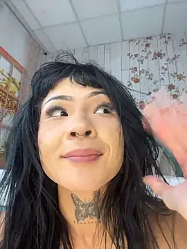 AxaraXXX - RIDING ON DILDO + CREAY PUSSY