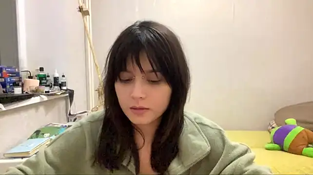 SaintMari - show and gently touch my belly ^-^