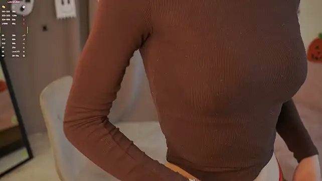 ThereseTonetti - underboobs tease and suck finger
