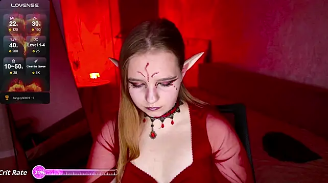 Luna404 - Playing with ice on the body