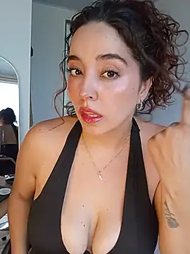 LoanaSantos - tits bouncing, covered in oil and cream