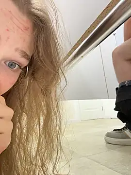 RussianWoman - play pussy in panties with tits out