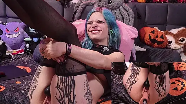 ViGothFox - Tie me up & Use Fuckmachine 💦💦