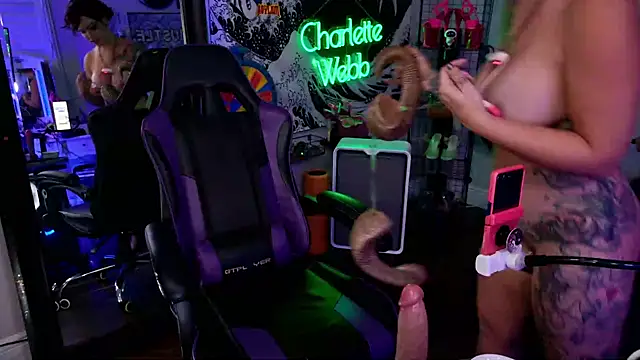CharletteWebb - bj spit gag show spit everywhere