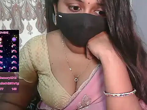 Pavani-Darling - ice on boobs in 5 mins
