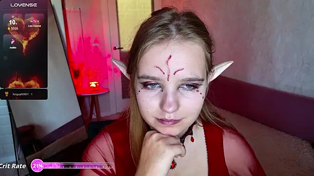 Luna404 - Playing with ice on the body