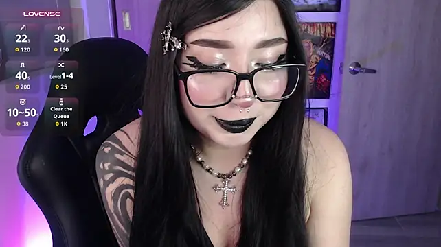 Dark_Dolll - ahegao with saliva + tits