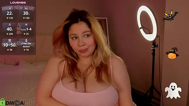 WetLuna1 - Touch tits under the top