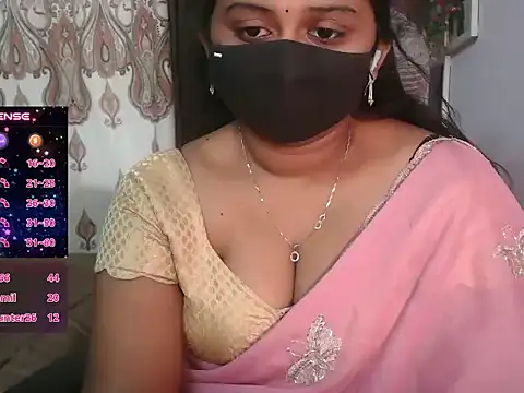Pavani-Darling - ice on boobs in 5 mins