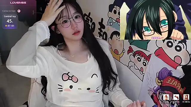 Angela-AMY - 不要看我可爱，我还可以爱你 脱光光直播300秒