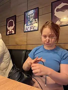 SlavicCandy - LOWER JEANS AND SHOW PANTIES IN KFC