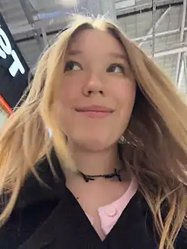 -NaughtyAngel- - STIK 1 FINGER IN PUSSY IN PUBLIC WC NOW