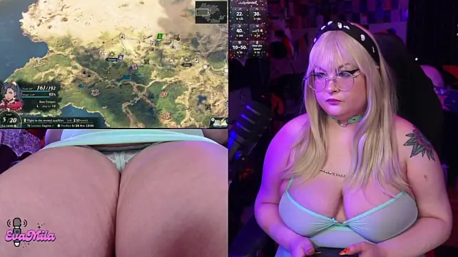 Evamila - shiny tits