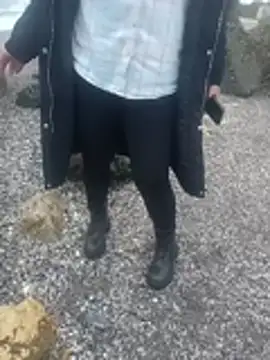 Saysomething3 - Finger wet pussy on road