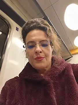 RebeccaNoble - Hot 🔥 tease in restroom train 4 min ct