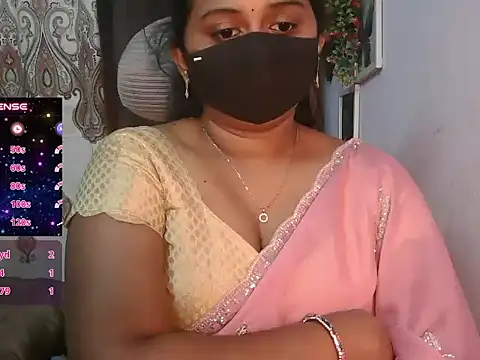 Pavani-Darling - ice on boobs in 5 mins