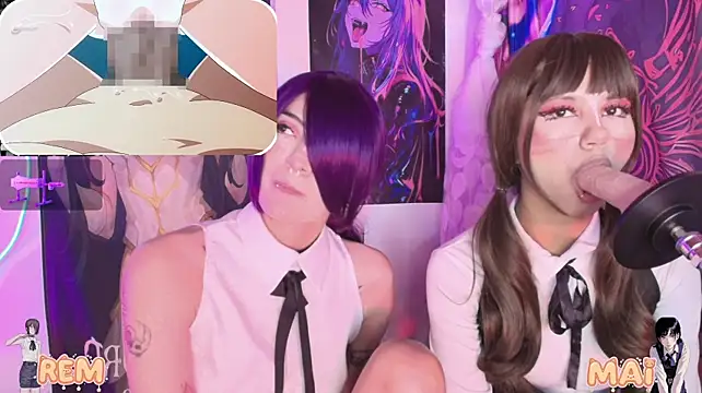Mai-- - kiss with lots of spit, tongue🥵😈