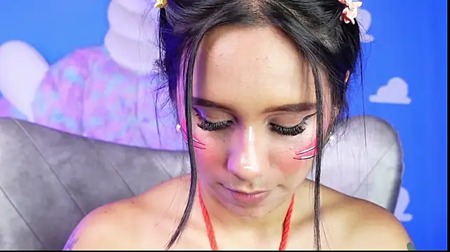 Foxy_samy - destroyed make up with sloppy saliva