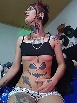 SharonSalazar - FULL NAKED Show Oil 🎃👻💦
