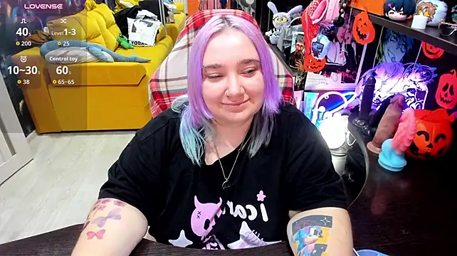 Softie_Sofy - Pussy fuck with my big toy~( •̀ ω •́ )