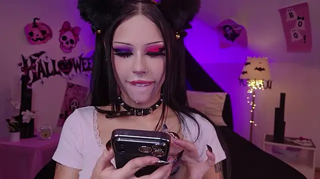 Venomeowww__ - Ahegao on knees+fake cum