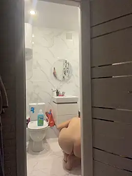 AdelRich - Spank pussy on shower