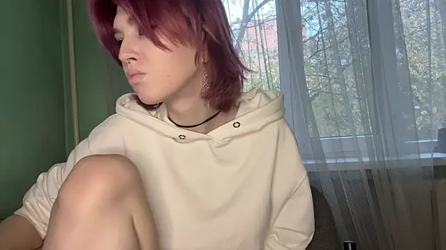 Justsayhi - Lower my shorts and show my panties
