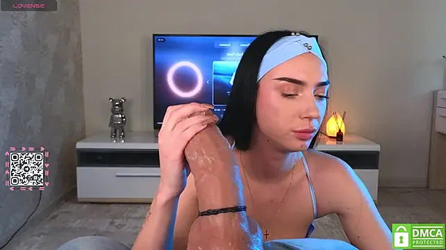 AGaGatha - Deepthroat show 3 min + sperm