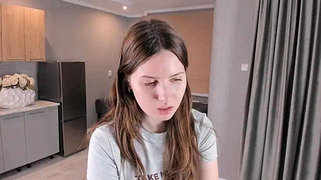 LorileeTruden - look at the camera and blink close-up