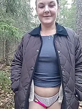 SwedishJennifer - Cum ticket show in the woods