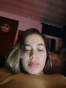 LaurenWelly_ - Masturbation on tits with cum at the end