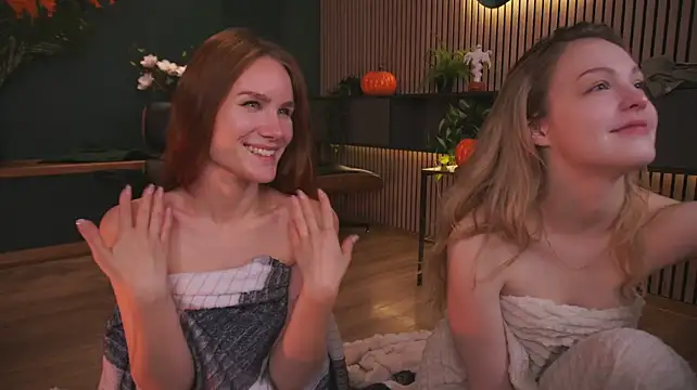_Clare_Florence_ - Touch naked boobs with suck nipples