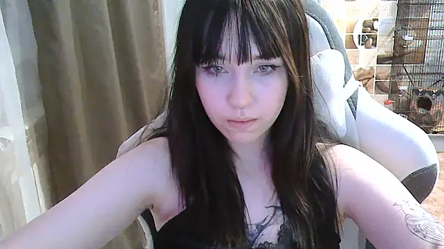BodyEva - show a cute face finger on the cheek