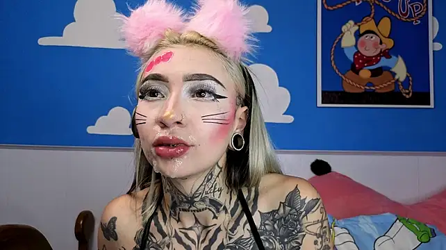Miss___angel - party saliva fake cum form head to feet