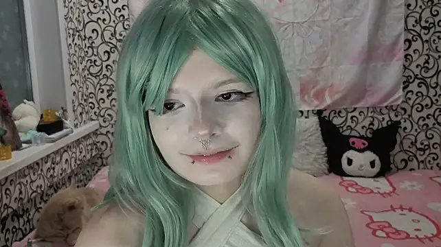 PinkMilky - 10 Jumps boobs close to cam