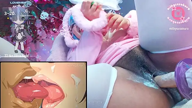MilkyXSakura - Nippe clamps + 20 spanks in boobs 🩵