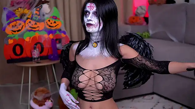 HotMollyX - Messy blowjob of a dark angel😈