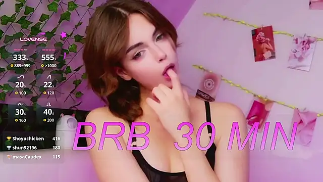 Miranda_Kerry - teasing with bare boobs