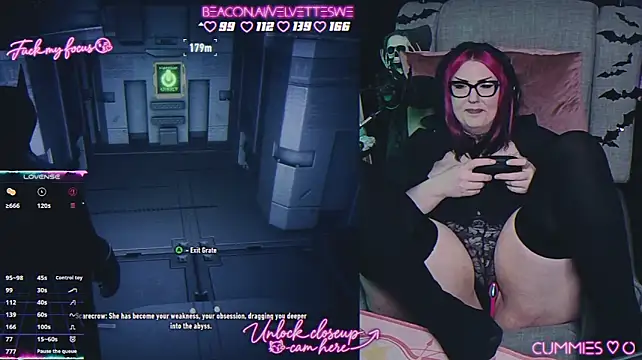 VelvetteSWE - Hush+Doxy-wand 32tk orgasm ticketshow
