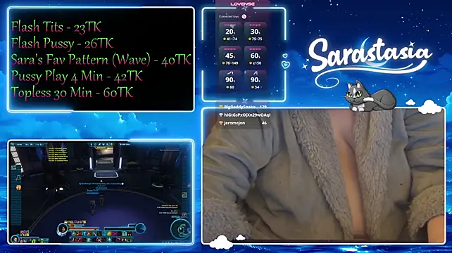 Sarastasia417 - Pussy Play While Topless 5 Minutes