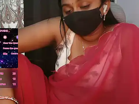 Pavani-Darling - ice on boobs in 5 mins