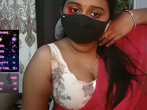 Pavani-Darling - ice on boobs in 5 mins
