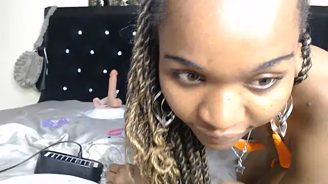 Ebonyempress25 - double penetration