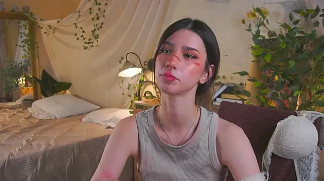 LindaNocket - tease with saliva on tongue & lick finge