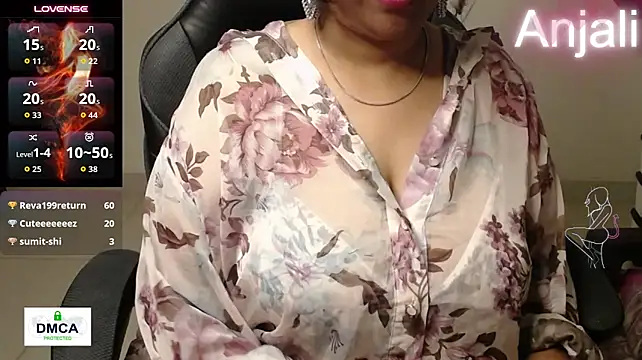 -Naughty-Anjali- - Topless and ice cube on nipple💋❤️😘