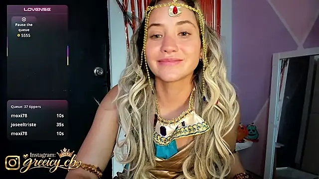 Greeiicywells - Genie costume with domi squirt show