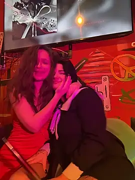 Double_troubles - BOTH girl rub each other pussy💦in BAR